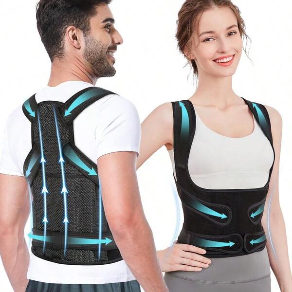 Back Brace And Posture Corrector For Women And Men Back Straightener Posture Corrector Scoliosis And Hunchback Correction Back Pain Spine Corrector Support Adjustable Posture Trainer