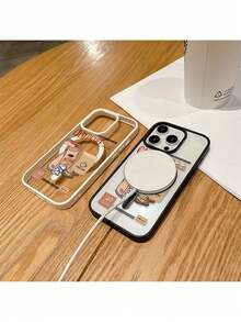 Mehrfarbige optionale TPU Acryl 2-in-1 Macaron Magnetische Handy hülle für Apple 16 Pro Max blaue Schutzhülle, 15 Plus 14 Pro Max rosa magnetische Handy hülle, Unterstützung für das drahtlose Laden von Apple-Handys, geeignet für 11 12 Pro 13 Pro Herren schwarze Xs Schutzhülle, Xsmax Handy Schutzhülle