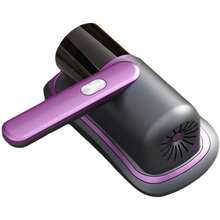 Aspirador de colchones de mano para sofás cama con potencia de succión de 7,5 kPa, ideal para la limpieza de ropa de cama. - Negro - Ver 1