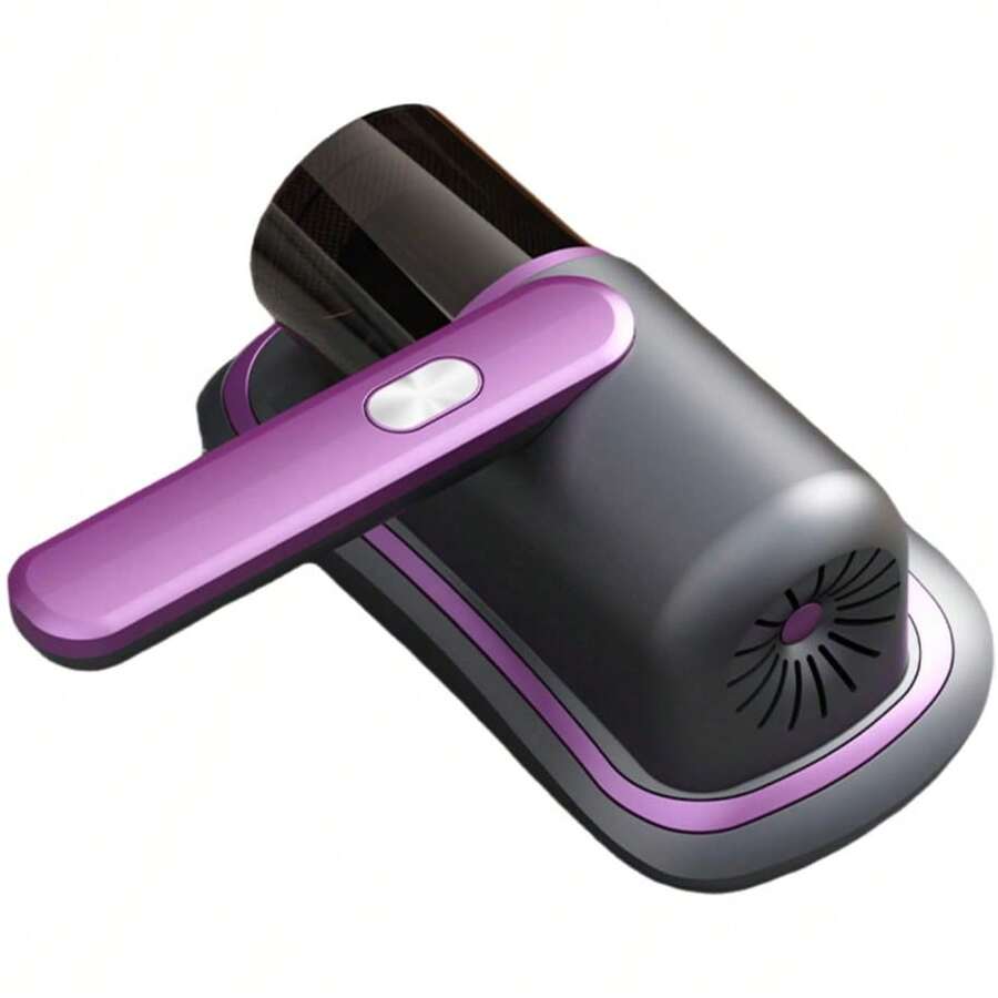 Aspirador de colchones de mano para sofás cama con potencia de succión de 7,5 kPa, ideal para la limpieza de ropa de cama. - Negro - Ver 1