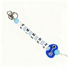 1pc Personalized Keychain/Bag Charm, Video Game, School Gift, Name Tag, Birthday, Goodie , Boy, Accessories