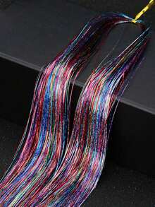 1件闪亮亮片发饰，是打造嬉皮风辫发造型的理想美发工具，让女性闪耀夺目。 - 彩色 - 查看 6