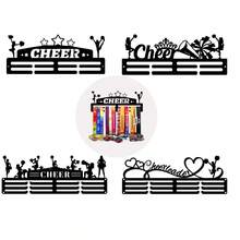 1pc Cheerleader Medal Display Rack, Metal Wall Decor Storage Rack, Athlete Gift