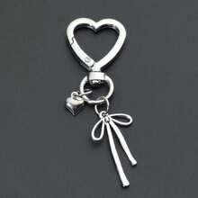 1 Piece Stainless Steel Lipstick Holder, Fashionable Lipstick Storage Mirror Case, Small Lipstick Bag Keychain With Sequin Crystals, Lipstick Box Keychain, Fashionable Bag Accessories, Travel Essentials, Cosmetics Storage Box, Fashionable Design, Shiny Accessories, Crystal Decoration, Metal Keychain,Bags & Luggage/Bag Accessories,Bags & Luggage/Bag Accessories/Bag Charms/Bag Pendant Charm - Multicolor - View 14