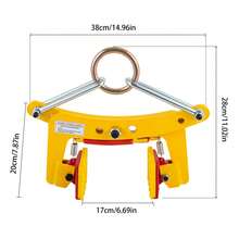 LOYALHEARTDY Lifting Clamp, Stone Lifting Clamps, Heavy Duty Lifting Clamps For Stone - Yellow+Red - View 2