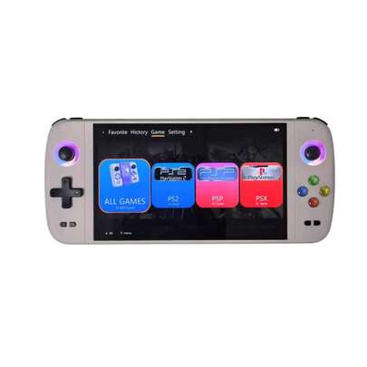 Máquina de juegos portátil Retro M27, juegos RGB Lightning PSP, consola de videojuegos Retro, pantalla IPS de 7 pulgadas, sistema Emuelec, Joystick nuevo