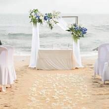 Square Wedding Arch, 3.9 Ft Tall * 3.3 Ft Wide Metal Ceremony Arch, Gold Garden Arch For Weddings, Gardens, Hotels, Parties - Vàng - Xem 4