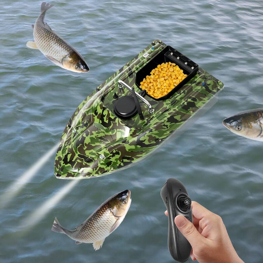 Fishing Bait Boat, RC Fishing Boat, Bait Boat For Fishing - Camouflage Color - View 1