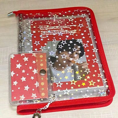 A5 Zipper Pouch Notebook Cover, Japanese Ins Style Student Planner, Diary, Memo, Stationery, Photo Album, Organizer