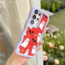 Halloween Ghost Pattern Shockproof Lightweight Phone Case Compatible with iPhone 17 Pro Max 17 Pro 17 Air 16 Pro Max 16e 15 Plus 14 13 12 11 XS Max XR X Non-Yellowing Durable Protective Cover