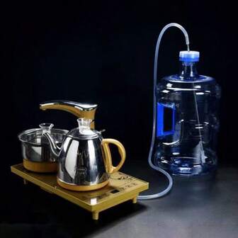 1 ชุด อุปกรณ์จ่ายน้ำ ท่อซิลิโคน ท่อน้ำ ท่อดูดอัตโนมัติแบบยืดหยุ่น ท่อเข้าสากล