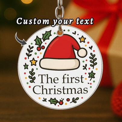 1PC Flat, Personalized Photo Acrylic Keychain - Custom Photo Upload, Durable Clear Design With Card Hook Closure, Upload Your Own Picture For Couples, Pets, School & Events - All-Season Gift For Christmas, Easter, Valentine's Day, Birthdays - Cute Collectible Accessory