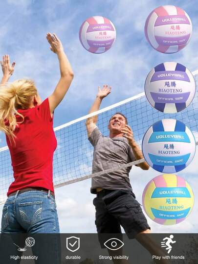 Juego de 3 piezas: Balón de voleibol No. 5 + Bomba + Bolsa de red - Diseño suave y de alta gama en colores llamativos, apto para entrenamiento y competición. Estructura duradera y de alta visibilidad, artesanía de alta calidad, diseñado especialmente para equipos escolares y jugadores de ocio. Colores brillantes, estructura robusta, equipo deportivo, regalo de voleibol