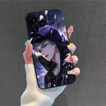 Funda protectora de teléfono de anime para iPhone 16ProMax/16Pro/16Plus/16/15ProMax/15Pro/15Plus/15/14ProMax/14Pro/14Plus/14/13ProMax/13Pro/13Mini/13/12ProMax/12Pro/12Mini/12/11ProMax/11Pro/11/XR, impresión genial de cómics y dibujos animados encantadores [GC605]. - Color mixto 1 - Ver 1