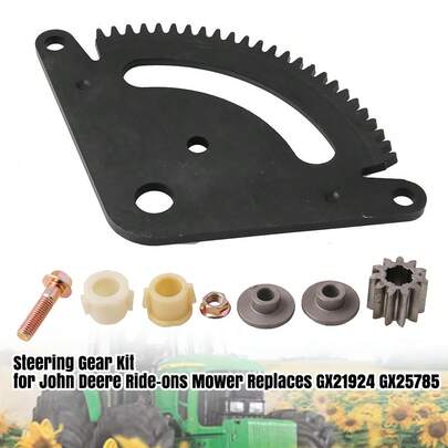 NEW Steering Gear Kit ForJohn Deere Ride-Ons Mower Replaces GX21924, GX25785