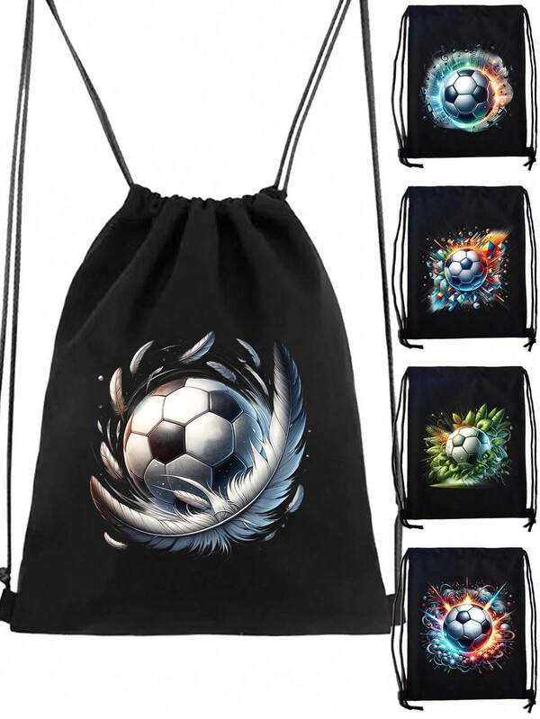 Drawstring Bag School Backpack Sport Bag Women's Fashion Shoulder Backpacks Canvas Shopping Bag Organizer For Travel Cycling Hiking Woman Large Capacity Storage Shopper Bags Initial Name A To Z Pink Letter Print