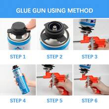 1 Pc Foam Glue Gun Home Accessories Metal Foam Expanding Spray Gun Polyurethane Foam Gun Glue Sealant Specia Bubble Tool - Multicolor - View 5