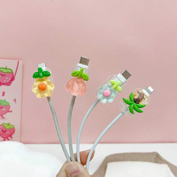 Kabelschutz für Telefonladung, Wellenstil, niedliches Kabelbissgerät