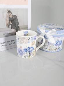 Juego de tazas de café de cerámica, taza de té de porcelana grande con asa, regalo de Navidad, regalo de inauguración de casa - apto para microondas y lavavajillas, juego moderno de tazas de café de cerámica con asa para té/latte/capuchino/leche/cacao, regalo de fiesta de té de la tarde, cumpleaños, Acción de Gracias