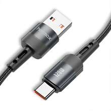 120W Max Fast120W 充电 Type C 线缆 7A USB A 至 USB C 快速充电线兼容 16/15/15Plus/15 Pro/15 Pro Max、Honor Realme Oneplus OPPO USB Type C 充电线数据线 Advance 快速充电 Forng S24 23 Ultra S22 S21 快速充电 - 黑色 - 查看 13