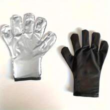 1 Pair Black Fitness Sauna Gloves - Shaping And Toning, 1 Pair Women's Sauna Socks - Moisturizing And Crack Prevention, Breathable Spandex Foot Care Socks For Dry Feet, Suitable For All Seasons Home Use, Hand Wash Only, Solid Black, Sauna Accessories, Foot Moisturizer, Fashionable Sock Design, Durable Sock Material - Black - View 7