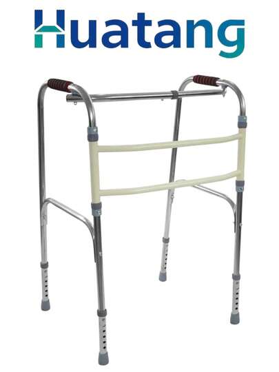 ANDADERA PLEGABLE, caminador portátil para adultos y mayores, estructura ligera de aluminio, fácil de plegar y guardar, estabilidad y comodidad para movilidad diaria.