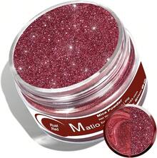 Matio Mica Powder, 1.8oz/ 50g White Pearlescent Effect Mica Powder Epoxy Resin Natural Color Pigment Soap Making, Bath, Candle Dye, Resin, Paint,Nails,Jewelry, Slime Pigment - 鐵鏽紅 - 查看 6