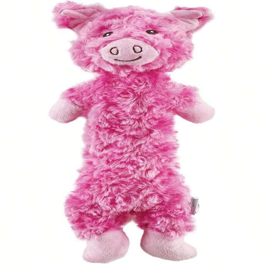 Outward Hound By Charming Pet Lil' Dudes Pig Plush Squeaky Dog Toy - Màu B - Xem 1