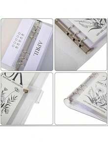 10K 12 Month Envelopes Money Saving Challenge Binder, Photo Album Large Capacity, Money Organizer Planner, Budget Loose-Leaf Book,School Supplies,Back To School - 無色 - 查看 4