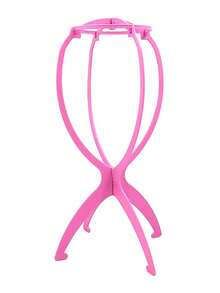 2pcs/4pcs Hanging Wig Stand Holder For Wigs, Hats, And Hairpieces – Foldable Curved Wig Head Display Rack For Storage, Home, Travel & Daily Use, Lightweight, Durable, Space-Saving, Easy To Assemble, Keeps Wigs In Shape And Ready To Wear, Suitable For Women, Men, Short Or Long Wigs, Perfect Organizer For Closet Or Vanity - Multicolor - View 17