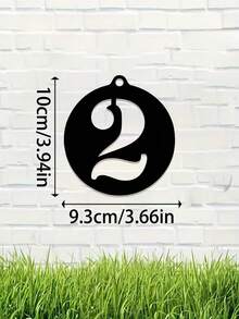 1 Stück Digitale 0-9 Metall Hausnummer - frei kombinierbar, robuste Gusseisen Hausnummernplatte, wandmontierte Briefkastennummer, geeignet für Heim-Dekoration, Garten-Dekoration, Haustür, Garagentor, Geschäft, Studio, Eingangsbereich Wanddekoration, ideal für Heimdekoration und Weihnachtsgeschenke