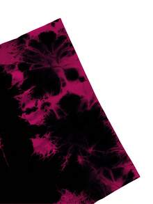 TNTOR 大码女士扎染瑜伽运动紧身裤，高腰提臀健身裤，吸湿排汗高弹塑身紧身裤，防走光运动裤，适合春季运动和骑行 - 彩色 - 查看 9