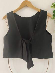 Women's Vest - Dây đeo màu đen - Xem 2