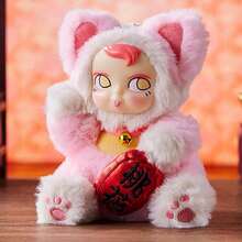MINISO Authenti SAMSAM 招财猫（幸运猫）乙烯基脸毛绒挂件盲盒 - 可爱、幸运、随机惊喜，非常适合装饰和收藏（1 件随机发货） - 彩色 - 查看 6