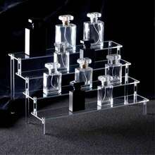 Un raft de depozitare cu 5/4/3/2/1 nivel. Fabricat din acrilic transparent. Potrivit pentru depozitarea cosmeticelor/rujurilor/bijuteriilor/jucăriilor mici/ochelarilor/ceasurilor/prăjiturelor și deserturilor etc. Ideal pentru decorul camerei, decorul casei și organizare.