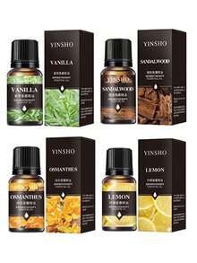 8pcs Essential Oil Set, 8pcs Essential Oil Gift Box, 6pcs/4pcs/2pcs/1pc Essential Oil Combo, Water-Soluble Aromatherapy Oils, 10ml Oils, 19 Scents, Suitable For Oil Diffuser, Candles, Oil Burner, Humidifier, Christmas