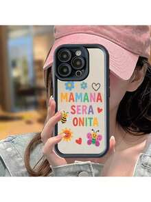 Custodia per telefono con motivi floreali, api, cuori, sole e cielo per Apple 12 Pro Max, XS, 16, 8, 14, 6 Plus, 7, SE (2022), 13, 15 Mini, 16e, 11 (2020), 5, 6S, 4, XR, X