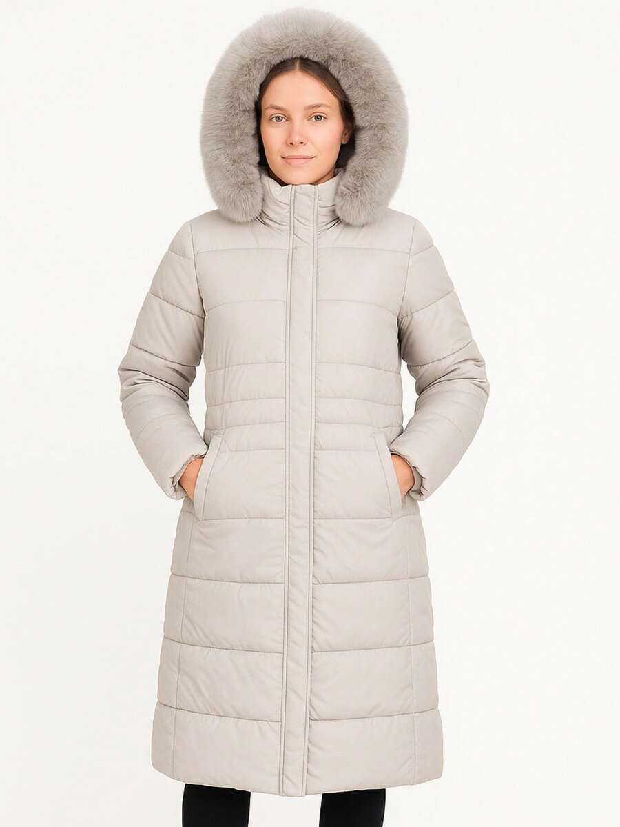 SAKERS OUTDOOR CLOTHING Women Winter Coats - Beige - View 1