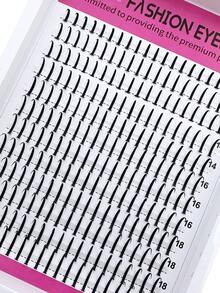 10-20mm Long Pointed Lash Clusters, D/DD Lower Lashes, 240pcs Set, Thick Individual Lashes, DIY Pointed Lash Extension, Cartoon Style Cluster Lash Extension, Mink Fur Strip Lashes, Densely Packed. - D - 查看 5