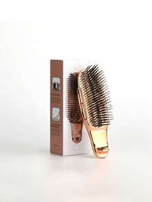 Luxury Electroplated Comb | High-End Metallic Luster, Unisex Design, Wet & Dry Use, Creates Silky Smooth Hair, Anti-Static & Frizz-Free, Instantly Enhances Hair Texture, Long-Lasting Styling, Easy Perfect Hairstyle! Hair Comb, Hair Brush, Hair Styling Tool, Hair Product & Accessory, Suitable For Barbershop, Salon, Back To School, Travel & Vacation. - Multicolor - View 21