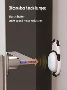 1pc Silicone Door Handle Bumper Pad, Anti-Collision Cushion For Cabinet, Refrigerator, Home And Office Safety, Noise Reduction