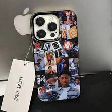 Funda de teléfono Rapper YoungBoy para 17,16,15,14,13,12,11,Pro,Max,Plus, cubierta mate negra a prueba de golpes - z7 - Ver 10