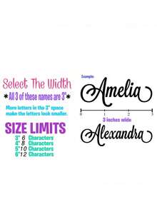 Customized Glitter Name & Word Stickers, Personalized Name Label Stickers, 3-6 Inch Labels, Name Stickers, Custom Stickers, Name Stickers, Date Stickers, DIY Gifts, Handmade, Handwritten, Wedding Stickers, Gift Stickers - Multicolor - View 7