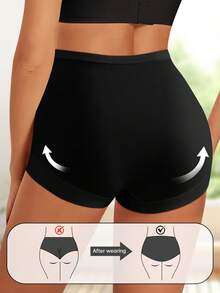 QUASTI 4 chiếc quần lót nữ cạp trung/cao, thiết kế phối ren hai bên, họa tiết ren hoa ngẫu nhiên, thanh lịch và lãng mạn, nâng đỡ vòng ba, chất liệu mềm mại và thoáng khí, phù hợp cho đạp xe hoặc thể thao ngoài trời. - Nhiều màu - Xem 5