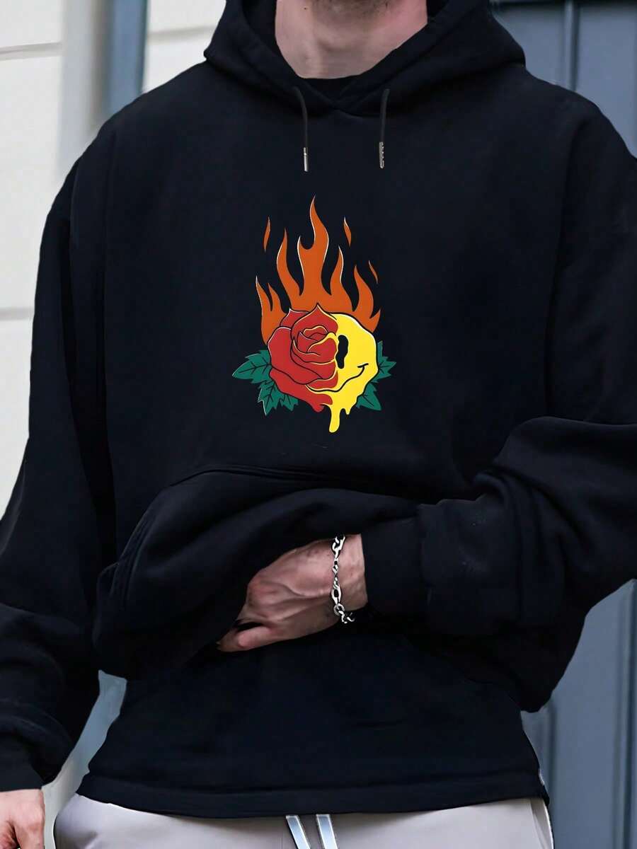 Men Hoodies - Black - View 1