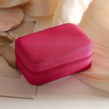 1pc New Jewelry Storage Box, Multifunctional Jewelry Organizer Box, Jewelry Arrangement And Storage, Mini Jewelry Box, Jewelry Box, Cabinet Storage Box, Necklace Earrings Bracelet Ring French Exquisite Jewelry Box, High-End Precision Multi-Layer Lockable Large Capacity Anti-Oxidation Bracelet Earring Necklace Jewelry Storage Case Tray Jewelry Storage Box - Multicolor - View 14