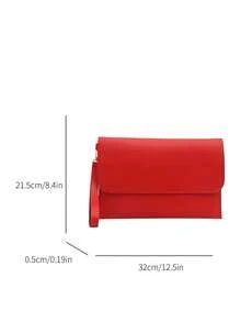 Nueva bolsa de mano tipo sobre pequeña, bolso de embrague de estilo vintage para mujer, diseño de nicho a la moda