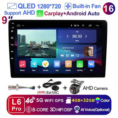 7/9/10 ''2 Din Android 14 Auto Radio de coche vídeo Multimedia estéreo Universal Carplay gps para  Nissan  Kia