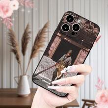 La funda para teléfono Monkey King resistente a caídas es moderna y a la moda, compatible con diferentes modelos de .un regalo ideal para amigos, familiares o parejas. - Negro - Ver 3