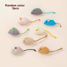 Intelligent Sensing Voice Plush Mouse Cat Toy, Realistic Meowing Soft Mouse Toy For Pet Entertainment